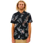 Rip Curl Salt Water Culture Short Sleeve Shirt Washed Black