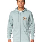 Rip Curl Dams Zip Thru Hood Fleece Mens Vintage Blue