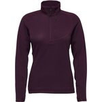 Black Diamond Coefficient LT Quarter Zip Womens Blackberry