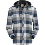 Simms Coldweather Hoody Mens Navy Buffalo Plaid