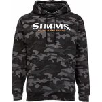 Simms Logo Hoody Woodland Camo Carbon