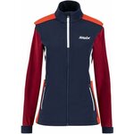 Swix Cross Jacket Womens Dark Navy / Rhubarb Red
