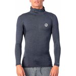 Rip Curl Tech Bomb L/s Uv Hood Mens Charcoal Marle