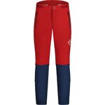 Maloja UlmusM. Nordic Hybrid Softshell Pants Mens Deep Sunset Multi
