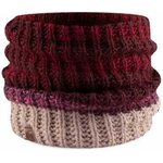 Buff Knitted Neckwarmer Alina Maroon