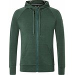 Super.natural Essential Zip Hoodie Mens Deep Forest