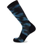 Mons Royale Atlas Merino Snow Sock Digital Blue Motion