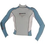 Mares Rash Guard Long Sleeve She Dives Blue-Gray-White