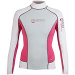 Mares Rash Guard Long Sleeve She Dives Blue-red-white