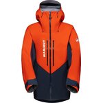 Mammut La Liste HS Hooded Jacket Mens Marine-Hot Red