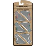 Komperdell Nordic Walking Pads 3 pairs Light Grey