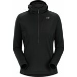 Arc'teryx Delta Half Zip Hoody Womens Black