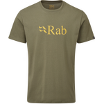 Rab Stance Logo Organic Cotton Tee Mens Light Khaki