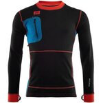 Aclima Lars Monsen Anarjohka Crew Neck Bla Mens Musta / Sininen / Oranssi