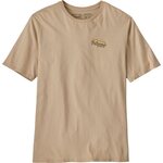 Patagonia Protect Pedal Organic T-Shirt Mens Oar Tan
