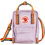 Fjällräven Kånken Rainbow Sling Pastel Lavender / Rainbow (457-907)
