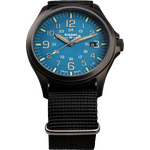 Traser P67 Officer Pro GunMetal SkyBlue Nato Strap