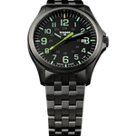 Traser P67 Officer Pro GunMetal Black/Lime PVD-coated stainless steel