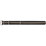 Traser Nato strap 22mm Black - Sand 105742