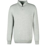 Barbour Cotton Twist Nelson Half Zip Mens Oyster