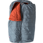Big Agnes Dream Island 35°F/2°C Double Wide Slate / Orange