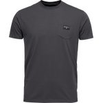 Black Diamond Pocket Label Tee Mens Carbon