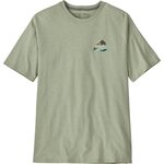 Patagonia Take a Stand Responsibili-Tee Mens Bayou Badge: Salvia Green