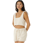 Rip Curl Oceans Together Crochet Top Off White