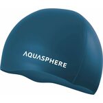 Aquasphere Plain Silicone Cap Dark Green / White