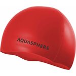 Aquasphere Plain Silicone Cap Red / Black