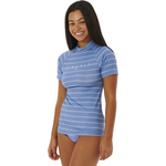Rip Curl Golden Rays S/SL UV Womens Blue / White