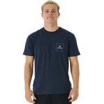 Rip Curl Corp Icon Tee Mens Dark Navy