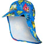 Speedo Learn To Swim Sun Protection Hat Boys Bondi / Canary / Cherry Pink