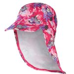 Speedo Learn To Swim Sun Protection Hat Girls Cherry Pink / Sweet Taro / Hellium