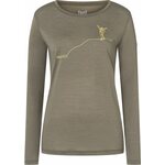 Super.natural Gipfelglück LS Womens Stone Grey Gold