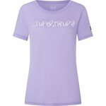 Super.natural Signature Tee Womens Lavender Fresh White