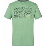 Super.natural Dont Get Lost Tee Mens Loden Frost/Jet Black/Goldfinch