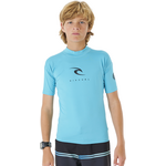 Rip Curl Corps SS Rash Vest Boy Blue