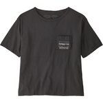 Patagonia '73 Skyline Organic Easy Cut Pocket Tee Womens Ink Black