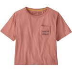 Patagonia '73 Skyline Organic Easy Cut Pocket Tee Womens Sunfade Pink