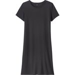 Patagonia Regenerative Organic Certified Cotton T-Shirt Dress Womens Ink Black