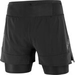 Salomon Sense 2in1 Shorts Mens Deep Black