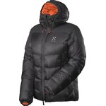 Haglöfs Magi II Q Down Hood Magnetite/ Firecracker