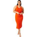 Rip Curl Premium Rib Racer Dress Hot Orange