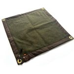 Bushcraft Spain Oilskin Mat Brown Oilskin / Green Wool