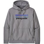 Patagonia P-6 Logo Uprisal Hoody Mens Gravel Heather