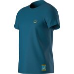 La Sportiva Climbing on the Moon T-Shirt Mens Turchese/Giallo