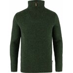 Fjällräven Övik Half Zip Knit Mens Deep Forest (662)