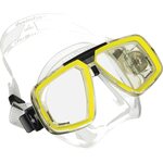 AquaLung Look, Clear Silicone Skirt Transparent/Hot Lime