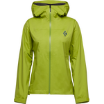 Black Diamond StormLine Stretch Rain Shell Womens Aloe